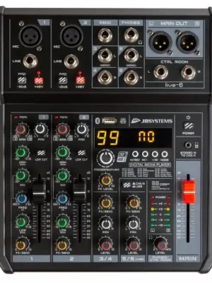 Sonderaktion - JBSYSTEMS Live-6 Kompaktmischpult 4-Kanal
