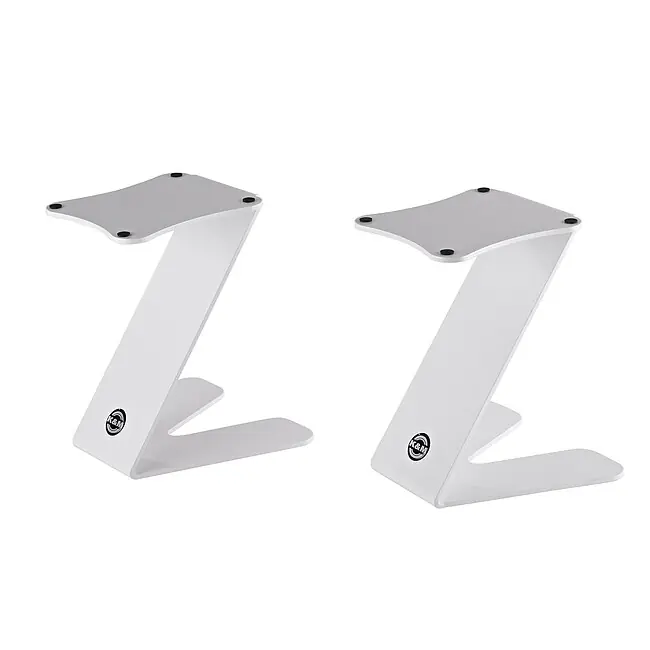 K&M 26773 -76 Z-Stand Monitor Tischstativ (Paar), reinweiss - Kundenliebling