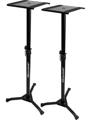 JAMSTANDS JS-MS70 Plus Studio-Monitorhochständer (Paar), schwarz | Nur für kurze Zeit