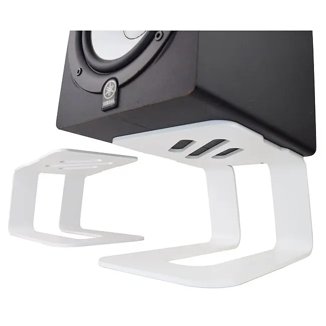 Sehr beliebt - SOUNDRISE PRO-5 White Desktop Monitor Ständer