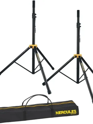 Abverkauf | HERCULES SS-200BB Boxenständer mit Smart Adapter (Paar) inkl. Tasche