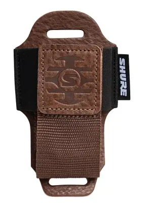 Neuzugang | SHURE SH-Bodypack-PBN-L Brown Wireless Bodypack Transmitter Tasche