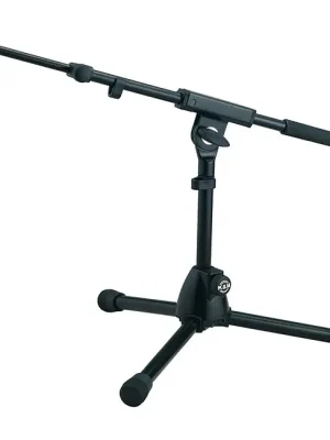 Neu gelistet | K&M 25950 -55 Rien Bassdrum Mikrofonstativ Niedriges Galgen-Mikrofonstativ, schwarz