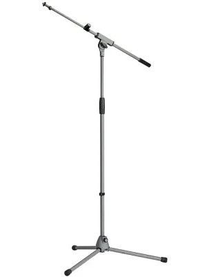 Direkt ab Werk | K&M 21080 -87 Soft-Touch Overhead Galgen-Mikrofonstativ, basalt-grau