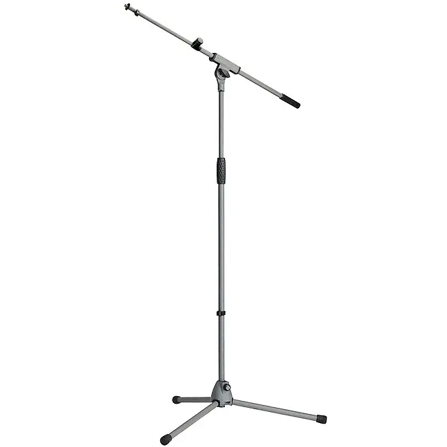 Direkt ab Werk | K&M 21080 -87 Soft-Touch Overhead Galgen-Mikrofonstativ, basalt-grau