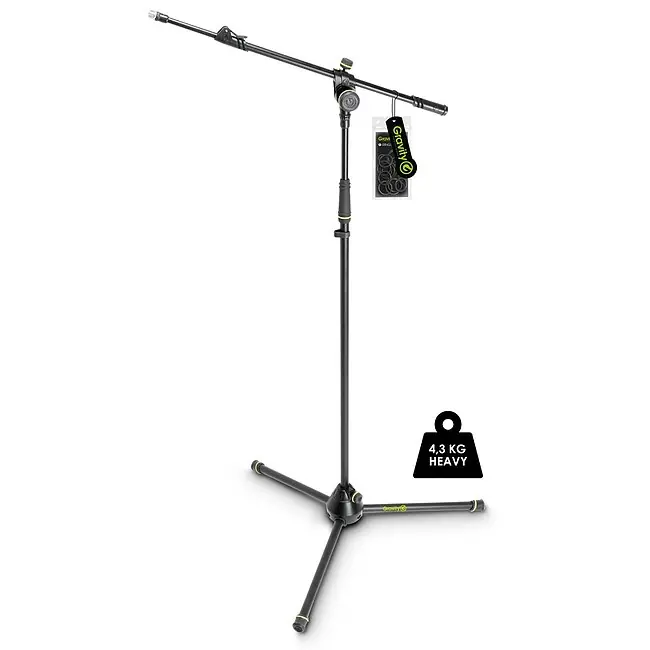 Top bewertet | GRAVITY MS 4322 HDB Microphone Stand Galgen-Mikrofonständer, schwarz