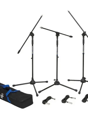 SAMSON BL3 VP Boom Stand & Cable (3-Pack) Mikrofonständer und Kabelpaket | Zeitlich begrenzt