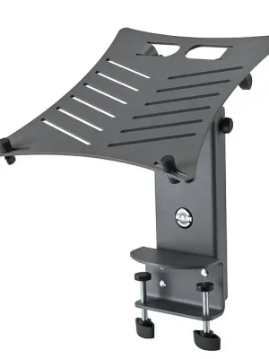 K&M 12196 -55 Laptop-Ständer zur Tischmontage, schwarz - Sonderpreis