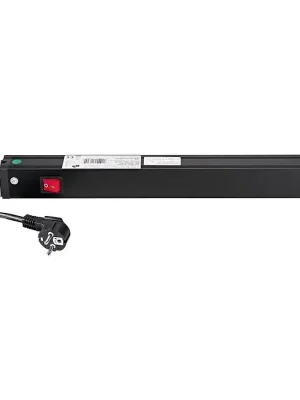 Direkt kaufen | K&M 28672 -55 Power Box 1HE Stromverteilereinheit mit Schalter, schwarz