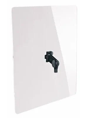 Preisvorteil - K&M 11907 -55 Schutzscheibe mit Stativ, schwarz