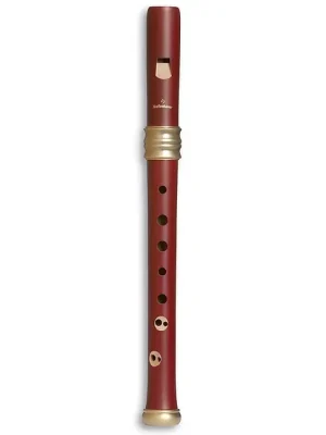 Sichere Zahlung - MOLLENHAUER 4119R Adris Traumflöte Sopran a barock Holz-Blockflöte, Birnbaum rot (Doppelloch)