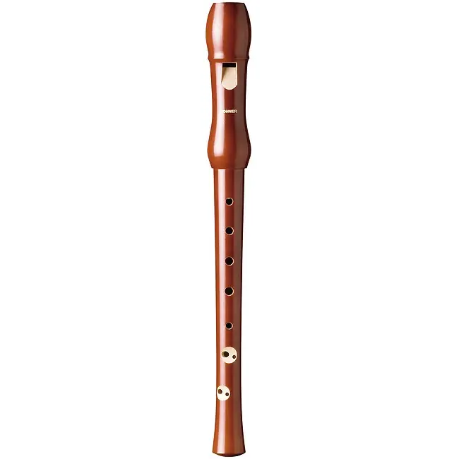HOHNER 9556 Musica C-Sopran Birnbaum deutsch Blockflöte (Doppelloch), dunkel | Begrenzte Stückzahl