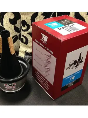 Premium-Qualität - DENIS WICK 5531 Trumpet Cup Mute Dämpfer für Trompete/Kornett