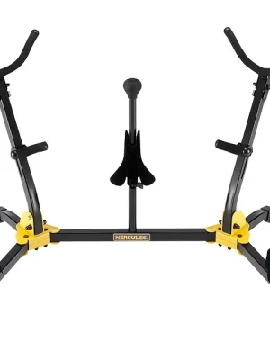 Sicher einkaufen | HERCULES DS-538B 3-Fach Ständer Saxophon/Flöte/Klarinette