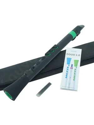 Neu verfügbar | NUVO DooD 2.0 Black-Green Polymer Klarinette inkl. Blätter, Griffbild, Hülle