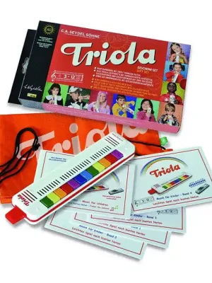 SEYDEL Triola Geschenk-Paket Blasharmonika mit 12 Tönen inkl. 5 Liedhefte - Jetzt sparen
