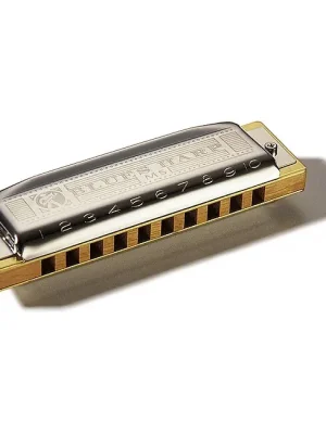 Top-Qualität - HOHNER Blues Harp MS 20 Stimmen G-Dur Diatonische Mundharmonika. Bluesiger Sound.