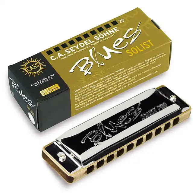 Neu im Shop - SEYDEL Blues Solist Pro 20-Stimmen Bb-Dur Diatonische Mundharmonika