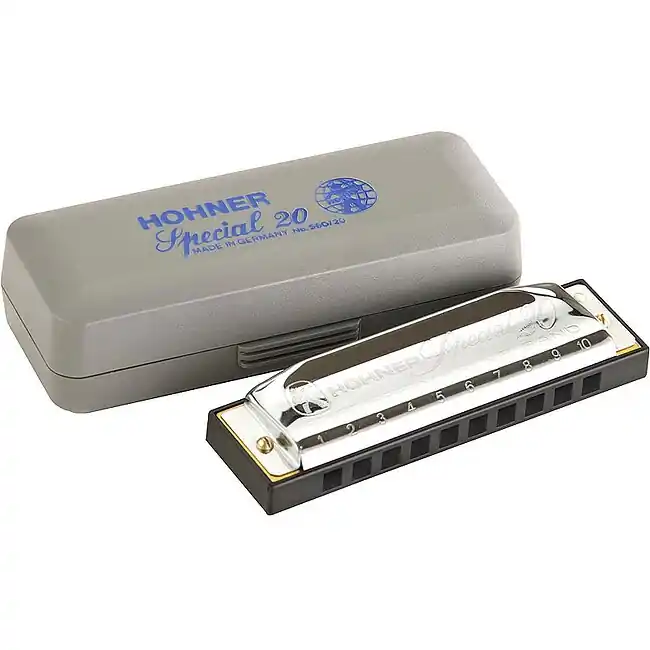 Schnelle Lieferung - HOHNER Special 20 Progressive A-Dur Diatonische Mundharmonika.