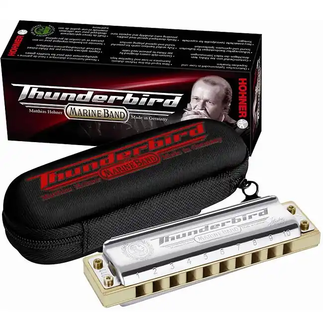 HOHNER Marine Band Thunderbird 20-Stimmen Eb-Low Diatonische Mundharmonika. | Sicher einkaufen