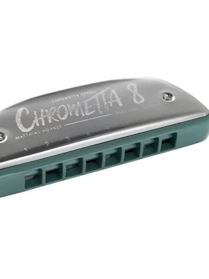 Hammerpreis - HOHNER Chrometta 8 Coloured Edition C-Dur Chromatische-Mundharmonika, 32-Stimmen