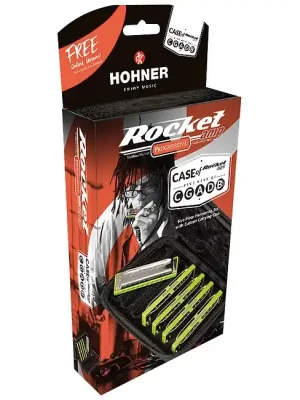 Sonderaktion - HOHNER Rocket-amp Piece Pack C/G/A/D/Bb Diatonische Mundharmonika (5 Stück) inkl. Case