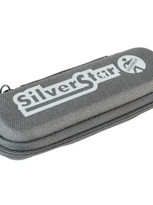 Premium-Qualität - HOHNER Silver Star V2 20-Stimmen A-Dur Diatonische (Richter)-Mundharmonika inkl. Etui