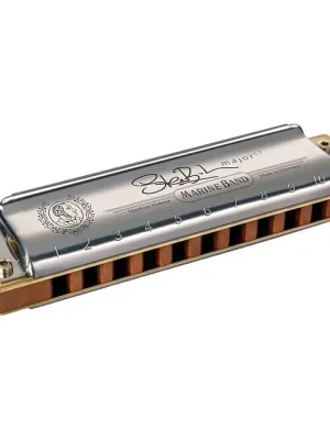 Heute kaufen - HOHNER Marine Band Deluxe Steve Baker Major 7 A Diatonische Mundharmonika