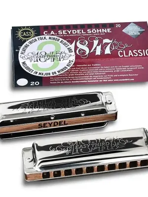 SEYDEL 1847 Classic Easy Third 20-Stimmen Low F Richter Mundharmonika mit Edelstahl-Stimmzungen - Jetzt kaufen
