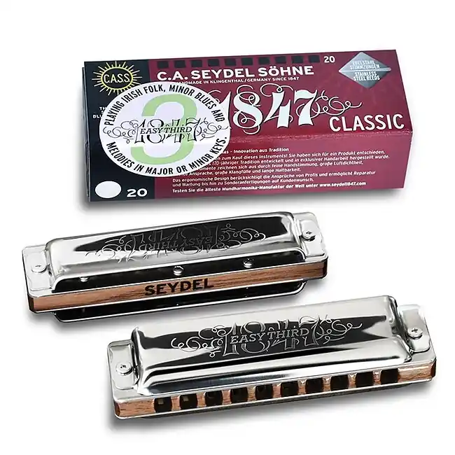 SEYDEL 1847 Classic Easy Third 20-Stimmen Low F Richter Mundharmonika mit Edelstahl-Stimmzungen - Jetzt kaufen