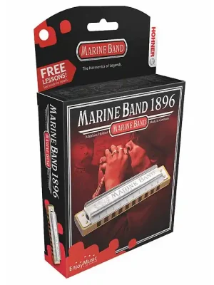 Sofort lieferbar | HOHNER Marine Band Classic 20-Stimmen f-harm.Moll Diatonische Mundharmonika. Traditionell bluesig.