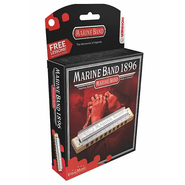 Online kaufen - HOHNER Marine Band Classic 20-Stimmen b-harm.Moll Diatonische Mundharmonika. Traditionell bluesig.