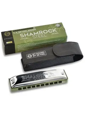 Hammerpreis | SEYDEL Shamrock Steel 40-Stimmen Bb-Dur Oktav-Mundharmonika