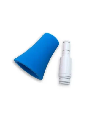 Begrenzte Stückzahl | NUVO 515SSWBL Straighten Your jSax weiss-blau Kit für gerade Bauweise