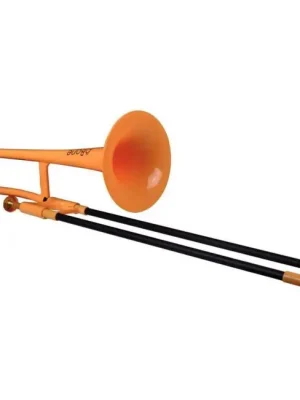 PBONE 700.642 ABS Trombone YE Kunststoff Posaune inkl. Tasche, gelb - Sonderaktion