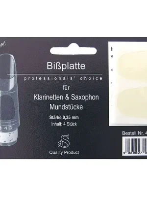 Kundenliebling | aS ARNOLDS & SONS 493810 Bissplatten 0,35mm clear (4 Stück)