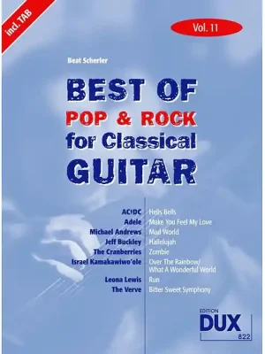 Neu verfügbar | ANCORA Best of Pop & Rock for Classical Guitar 11 Die umfassende Sammlung mit starken Interpreten