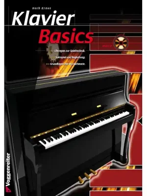 Qualitätsprodukt - VOGGENREITER Klavier Basics /CD Hau in die Tasten! Herb Kraus, 64 Seiten