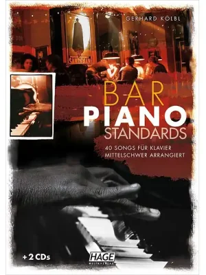 HAGE Bar Piano Standards - mittelschwer /2CD EH 3703, 40 Songs für Klavier | Knallerpreis