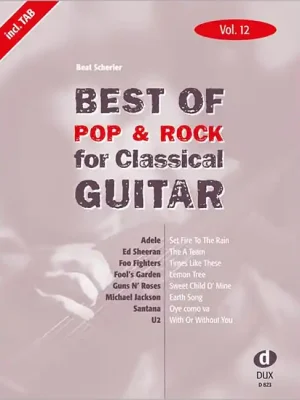 ANCORA Best of Pop & Rock for Classical Guitar 12 Die umfassende Sammlung mit starken Interpreten | Versandbereit