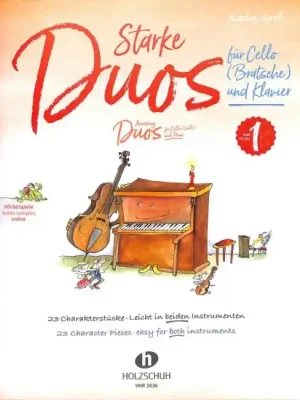 Direkt vom Hersteller | ANCORA Starke Duos 1 Cello (Bratsche) und Klavier 23 Charakterstücke - leicht in beiden Instrumenten