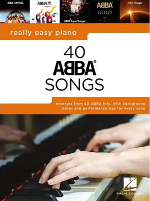 HAL LEONARD Really Easy Piano 40 ABBA Songs 40 von ABBAs bekanntesten Hits - Extra-Rabatt
