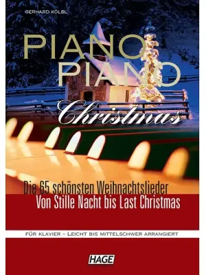 HAGE Piano Piano Christmas EH 3699, Die 65 schönsten Weihnachtslieder | Kundenfavorit