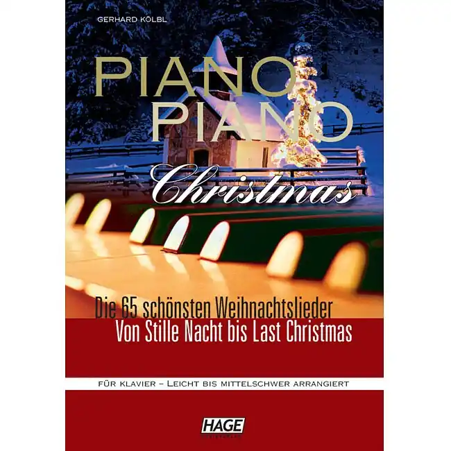 HAGE Piano Piano Christmas EH 3699, Die 65 schönsten Weihnachtslieder | Kundenfavorit