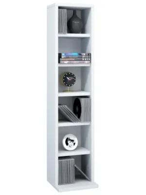 Qualitätsprodukt - VCM 12067 Elementa CD-/DVD-Möbel / Grundmodul, weiss