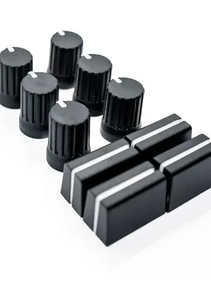 Aktion - DJ TECHTOOLS Chroma Caps Pack Lite Black Austauschpotiknöpfe für DJ-Controller und Mixer