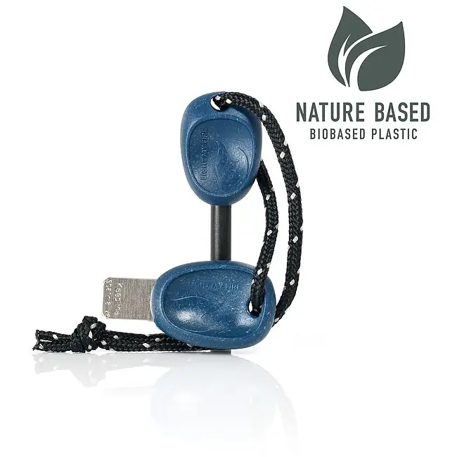 Top bewertet | LIGHT MY FIRE Swedish FireSteel BIO Scout 2in1 HB Magnesium-Feuerstarter/Anzündhilfe hazyblue