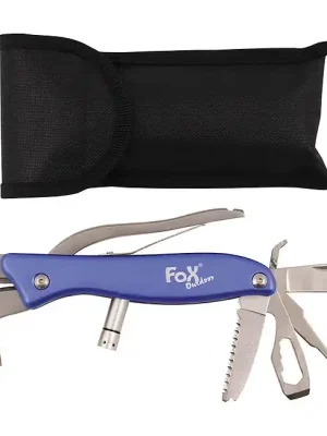 Nur begrenzt verfügbar | SURVIVAL Werkzeugset Worker Multitool blau Notfall-Ausrüstung