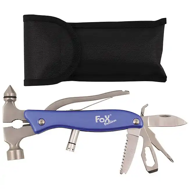 Nur begrenzt verfügbar | SURVIVAL Werkzeugset Worker Multitool blau Notfall-Ausrüstung
