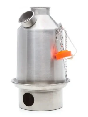 Neue Ware | KELLY KETTLE Medium Scout Kelly Kettle Kessel 1,2l Notfall-Ausrüstung (Stainless steel)
